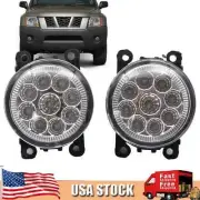 Fit for 2005-2015 Nissan Leaf Front Driving Bumper Fog Light Clear Lens Lamp (for: Nissan)