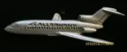 ALLEGHENY B-727 PEWTER AIRPLANE HAT LAPEL PIN UP B727 TIE TAC PILOT CREW GIFT