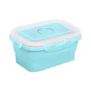 350ML/800ML Silicone Folding Lunch Box Portable Lightweight Food Storage Container for Office School