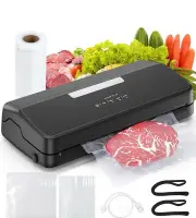 Vacuum Sealer Machine, 7-in-1 Vacuum Sealer for Food with Built-in Cutter…….