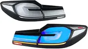 LED Tail Lights Sequential Turn Signal Blue Start-up Animation Rear Lamps Assembly，Compatible With BMW G30 F90 M5 5-Series 520 530 2017-2020