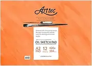 Arttec Oil Sketch Pad A2 Art Pad