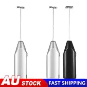 Handheld Milk Foamer with Stainless Steel Whisk Electric Coffee Blender Frother