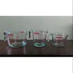 PYREX 玻璃量杯 3件組 250ML 500ML 1000ML ( 全新品 )