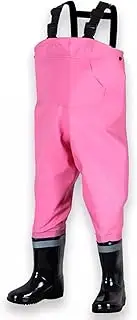 Kids Chest Waders, TOPIND Youth Fishing Waders with Boots Breathable Waders Waterproof Boot Waders Hunting Waders