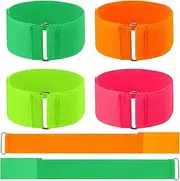 GALPADA 6pcs 3 Legged Race Bands Adjustable Tie Three-leg Ropes Nylon Tie Bands for Kids Legged Race Game Mixed Colors