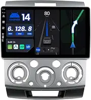 6G+128G - Android 14 IPS Car Stereo for Ford Ranger/Mazda BT50 J97M (2006-2011)/ Everest (2006-2013) - Wireless CarPlay/Android Auto - Camera + MIC - 9’’ 2 Din - DAB SWC Fast-Boot 360-CAM