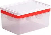 Silicone Ice Cream Molds | Ice Snack Maker with Lid and Container,Reusable Mould, Double Layer Container for Homemade Dessert Kitchen Freezer