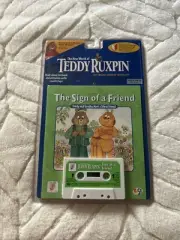Teddy Ruxpin ~ BOOK & TAPE ~ The Sign of a Friend~Brand New, Sealed