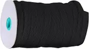 LALAFINA DIY Mask Elastic Band 9mm Wide 100 Yards Long Mask Replacement Elastic Band Soft Stylish