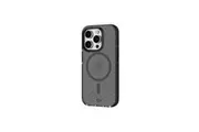 Tech21 EvoClear w MagSafe Mobile Phone Case For Apple iPhone 15 Pro Smokey Black