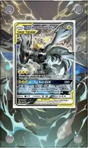 Pikachu Zekrom Gx Promo SM168 - 101/095 Extended Art Card Display Case