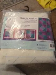 Quilt As You Go Printed Quilt Blocks On Batting London Labyrinth