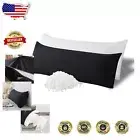 Fluffy Supportive Full Body Pillow for Adults - Adjustable Memory Foam