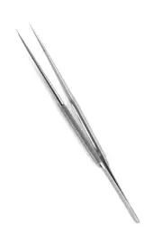2 Rhoton Micro Suturing Forceps, Curved, Smooth Tips, 0.3 mm wide