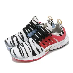 Nike 休閒鞋 Air Presto 白 紅 藍 男鞋 女鞋 魚骨鞋 陰陽 鴛鴦配色 【ACS】 CJ1229-100