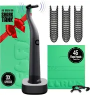 Shark Tank Electric Flosser - Dentist Recommended & Eco Friendly with 45 Heads