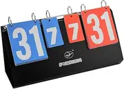 Portable 4 Digit Scoreboard Table Top Scoreboard Flipper Score Flip Scoreboard for Basketball Table Tennis Soccer Baseball and Other Competition