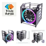 Cluster Case for Raspberry Pi, Pi Rack Case Stackable Case with Cooling Fan 1...
