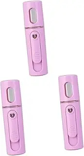 FRCOLOR 3pcs Led Cold Spray Device Beauty Instrument Atomizing Water Sprayer Nanometer Ion Deep Skin Care
