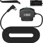 Dash Cam Hardwire Kit OBD2, USB Type C Dashcam Hardwire Kit with OBD Port Cha...