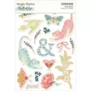 Simple Stories Sticker Book 12Pg - Wildflower, WIL19520