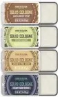 4 Pack Solid Cologne for Men Cedar Wood Clary Sage Vetiver Sandalwood 4x14g