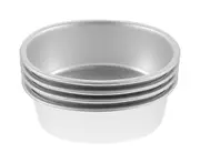 4pcs Cake Pan Nonstick oval Cake Pans Aluminum Alloy Cake Baking Pans Cake Baking Mold