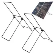 2PCS Solar Panel Stand Mounting Bracket Quick Angle Adjustment Holder Foldable