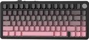 ATTACK SHARK X85 Gasket Mechanical Keyboard with Knob,75% Tri-Mode(BT5.0/2.4G/USB-C) Wireless Gaming Keyboard &Five-Layer Padding,RGB,5000mAh, Hot-Swappable Side Print PBT Keycaps(Pink Gradient)