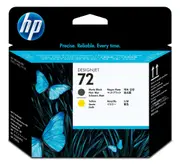 HP 72 Matte Black and Yellow DesignJet Printhead [C9384A]