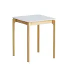 Square Coffee Table White Marble Effect 45cm Modern Living Room Furniture 07-MB