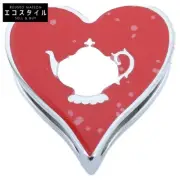 Hermes H603203S Teatime Twilly Heart Scarf Ring Rouge Women