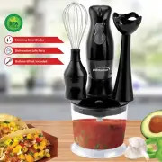 Brentwood Hand Blender And Food Processor 200W Compact Blend Chop Purée Whisk