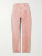 [B SIDES] B SIDES - Lange Lasso High-rise Barrel-leg Jeans - Red - 30 30 Red