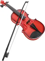 BESTonZON Realistic Kids Violin Toy Toddler Violin for Music Education Strings Instrument Toy for Beginners