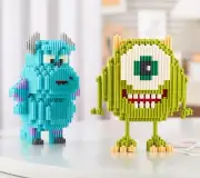 Mike and Sulley Monster Inc 3D Puzzle Micro Connection Building Blocks DIY