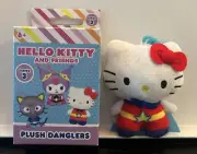 Hello Kitty and Friends Plush Danglers, Series 3, Hello Kitty - Brand New!!