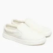 $80 J crew Crew Cuts kids canvas slip on cream size K1