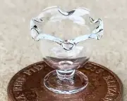 1:12 Scale Real Glass Ice Cream Sundae Bowl Tumdee Dolls House Miniature Sg24