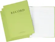 3-Pack Green Military Log Book, 8” x 10.5” - 192 Pages, Record Book for Recor...