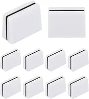 uxcell Universal Fader Knobs, White Mixer Fader Caps Slider Potentiometer Replacement Plastic for DJ Controller Mixer Console, 10 Pack