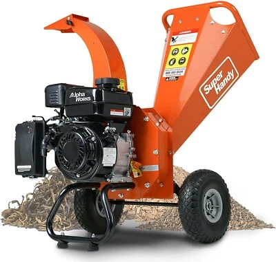 Mini Wood Chipper Shredder Mulcher Heavy Duty 7HP Compact Design 3" GUO035-1