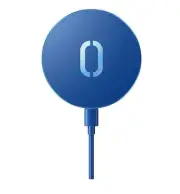 15W Ultra Thin Magnetic Wireless Fast Charger For -iPhone 12 12 Pro Blue