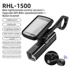 ROCKBROS Bike Light GPS Set ANT+ Speedometer With Bracket Smart Bike Headlight