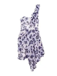 在飛比找Yahoo!奇摩拍賣優惠-TOPSHOP 淺紫色荷葉單肩洋裝，UK6/S