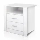 New Bedside Tables Drawers Storage Cabinet Drawers Side Table White
