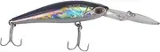 Finesse Wobbler Diving Lure, Silver Mullet. 90mm