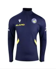 Parramatta Eels NRL 2023 Macron 1/4 Zip Training Top Shirt Sizes S-5XL!