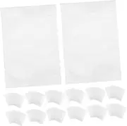 JEWEDECO 100pcs Box Single Bag Clear Envelope Clear Packaging Bags Shipping Boxes Clear Bags for Packaging Sealable Bags for Packaging Clear Label Pockets Shipping Label Sleeves